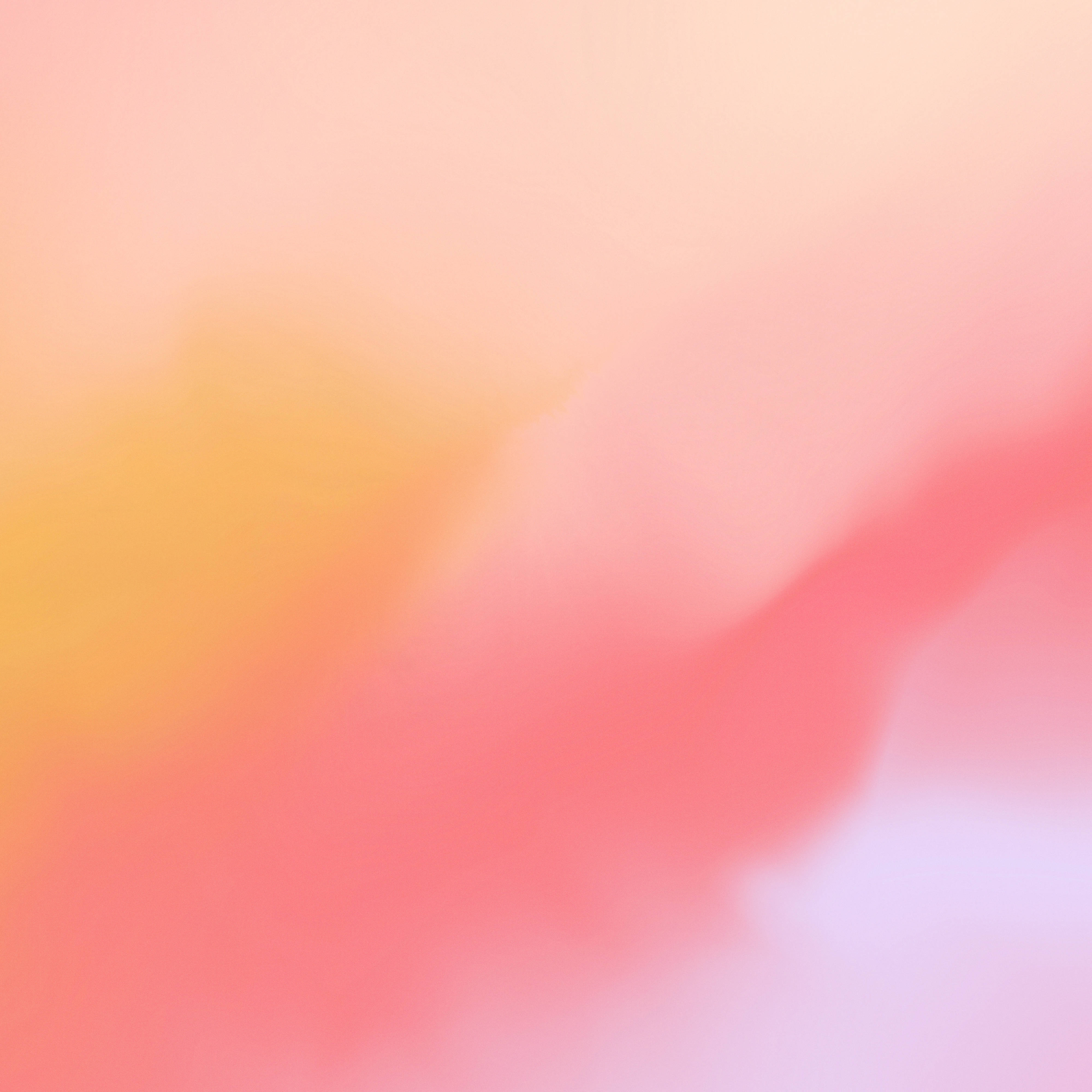 pastel orange aesthetic, peach pink, warm yellow, 4K Desktop Wallpaper