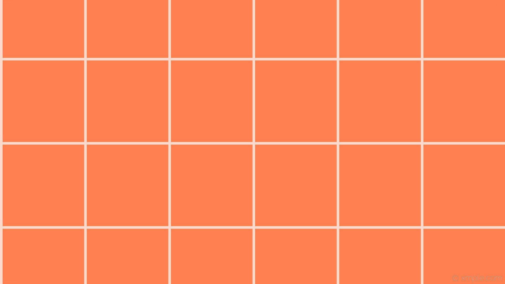 pastel orange aesthetic, gridline, coral squares, Full HD Desktop Wallpaper