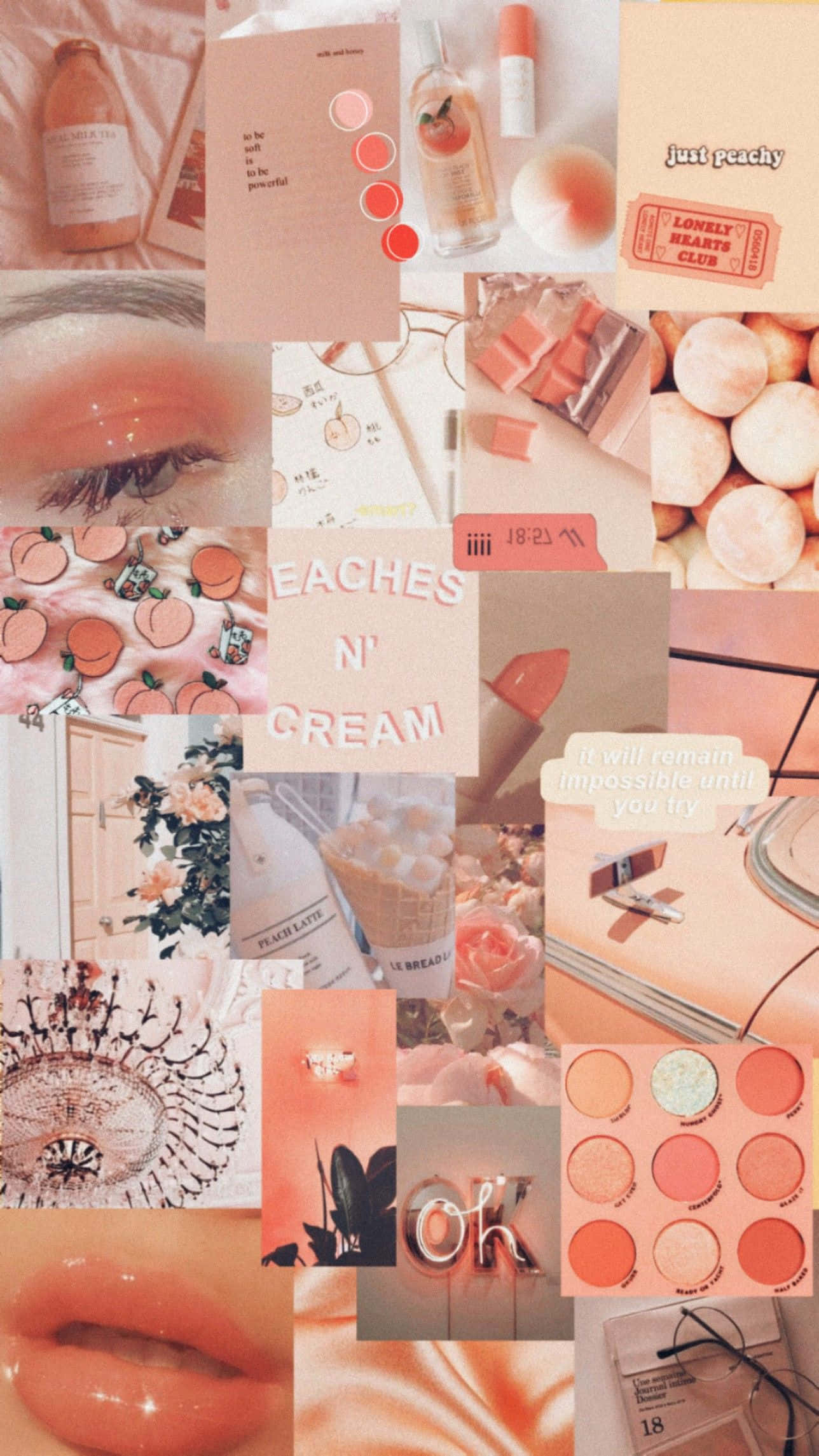 peach-toned, pink and white items, beauty products, Full HD Phone Wallpaper