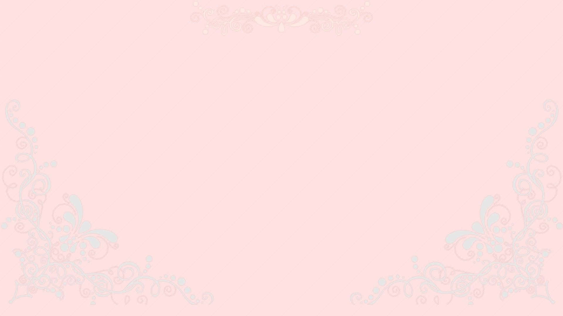 Pastel Pink Aesthetic Computer, soft pink, pastel floral, Full HD Desktop Wallpaper