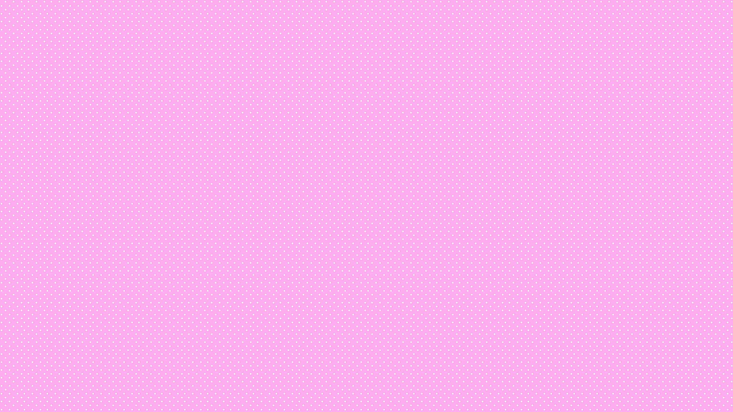 Pastel Pink Aesthetic Computer, soft pink background, subtle repeating dot pattern, 2K Desktop Wallpaper
