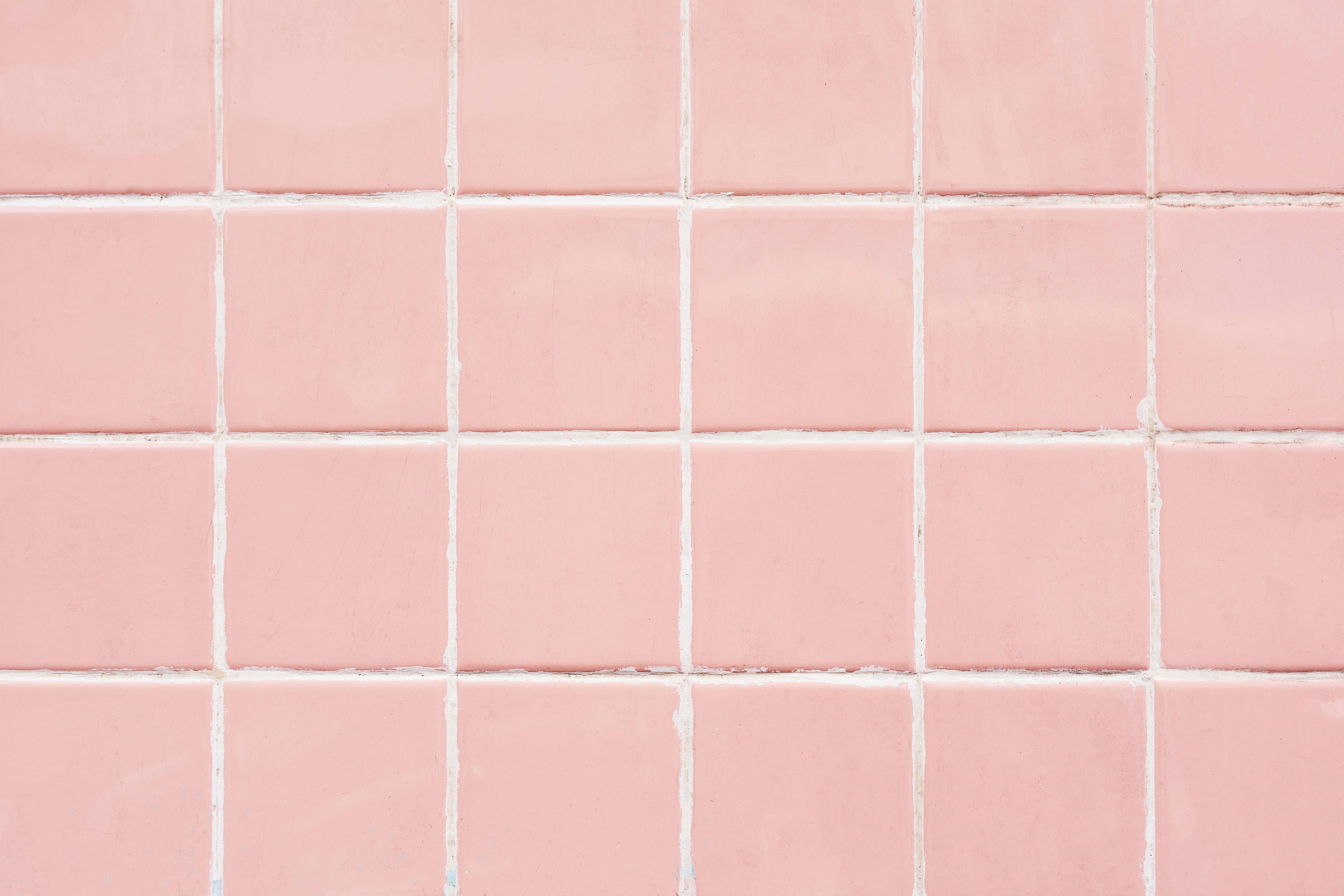 pastel pink, laptop, marble desktop, 5K Desktop Wallpaper