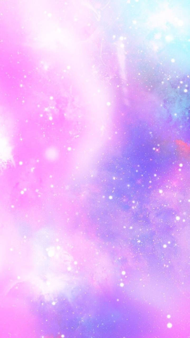 pastel galaxy, watercolor, soft pinks, HD Phone Wallpaper
