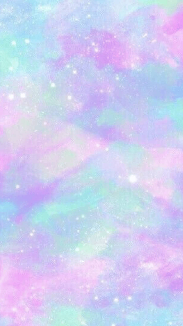 pastel galaxy, soft pink, blue, HD Phone Wallpaper