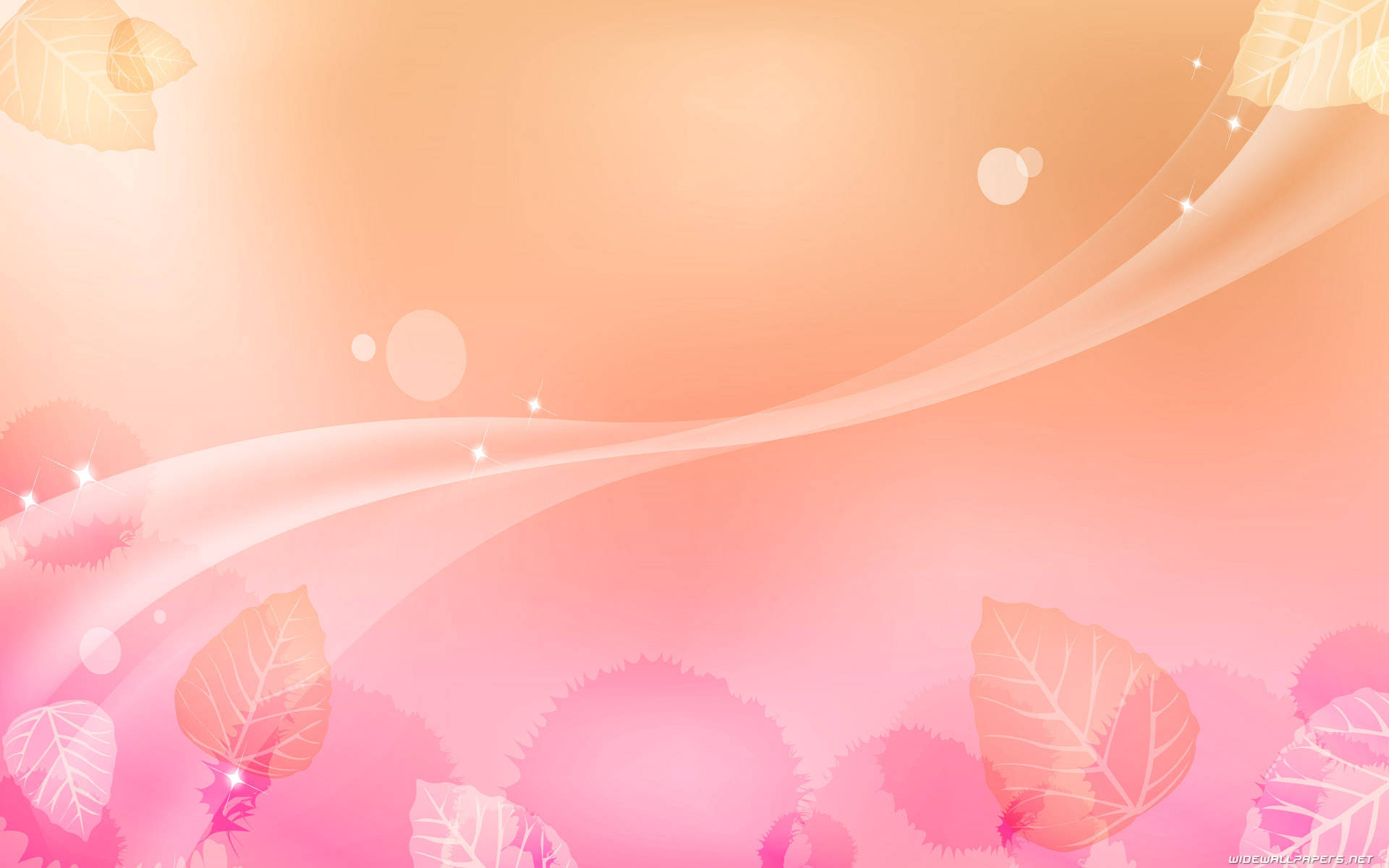 Pastel Pink Aesthetic, peach, pink, Full HD Desktop Wallpaper