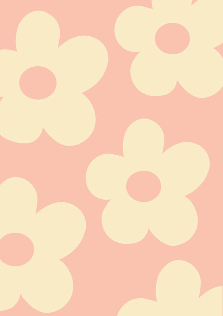 Pastel Pink, Yellow, Cream-colored, SD Phone Wallpaper