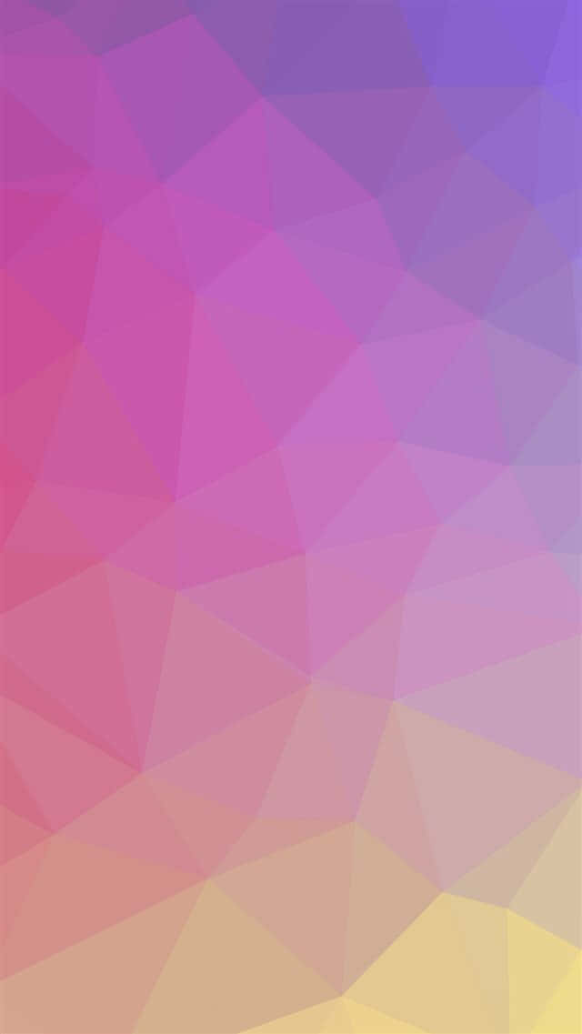 pastel pink and yellow, pink purple and yellow, triangular facets, SD Phone Wallpaper