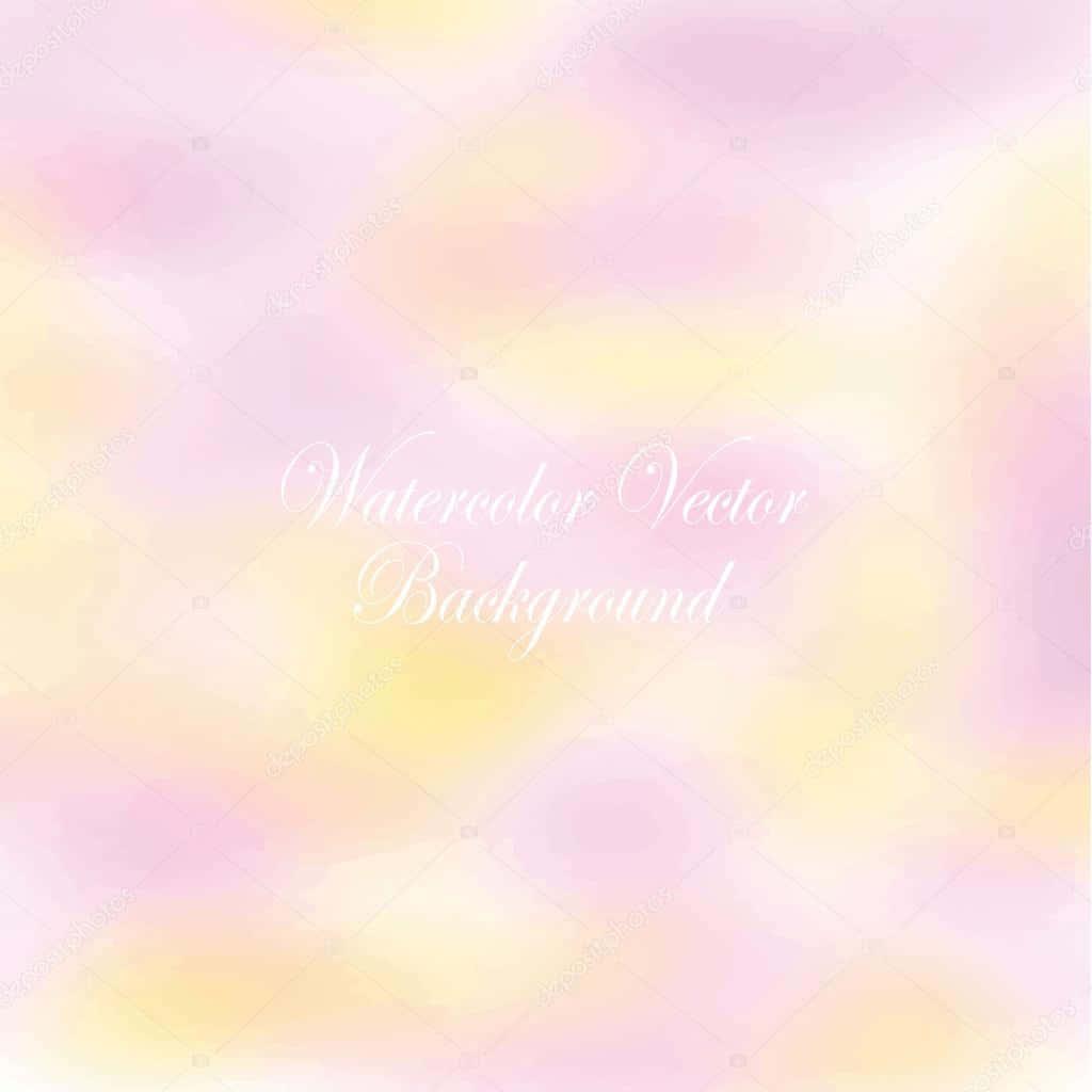 pastel pink, yellow, soft pastel watercolor washes, SD Desktop Wallpaper