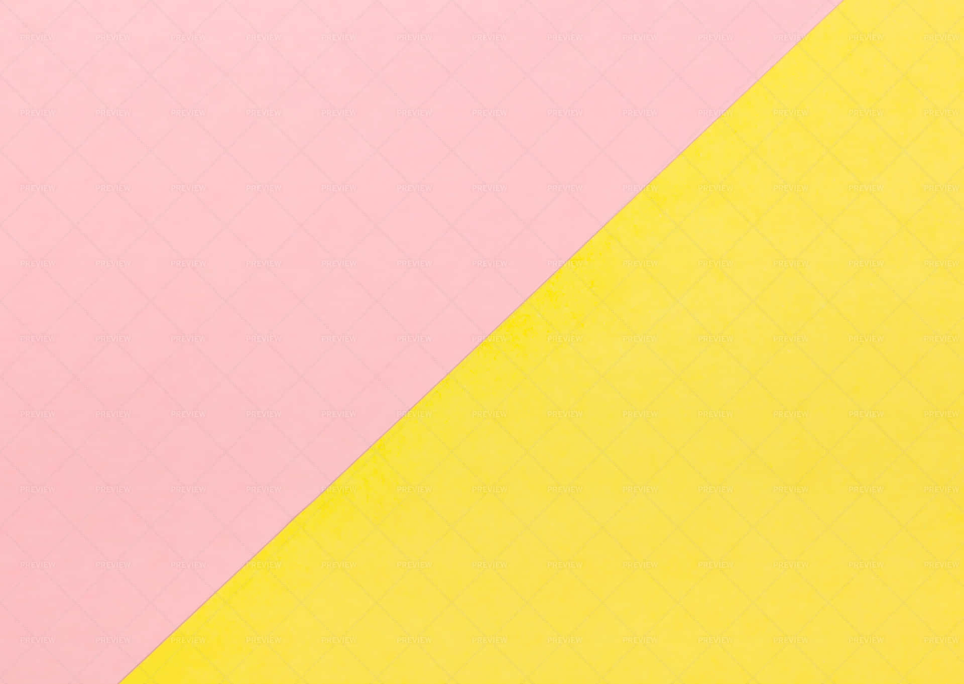 pastel pink, bright yellow, diagonal split, Full HD Desktop Wallpaper