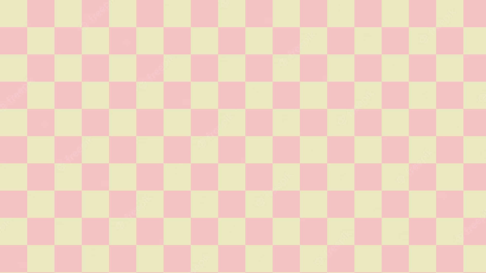 pastel pink, cream, checkerboard pattern, Full HD Desktop Wallpaper