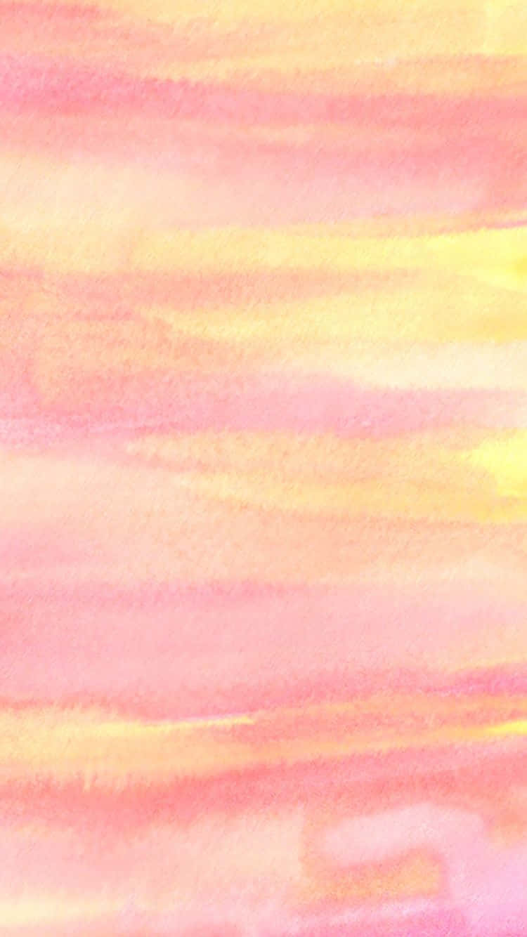 pastel pink, yellow, soft watercolor washes, HD Phone Wallpaper
