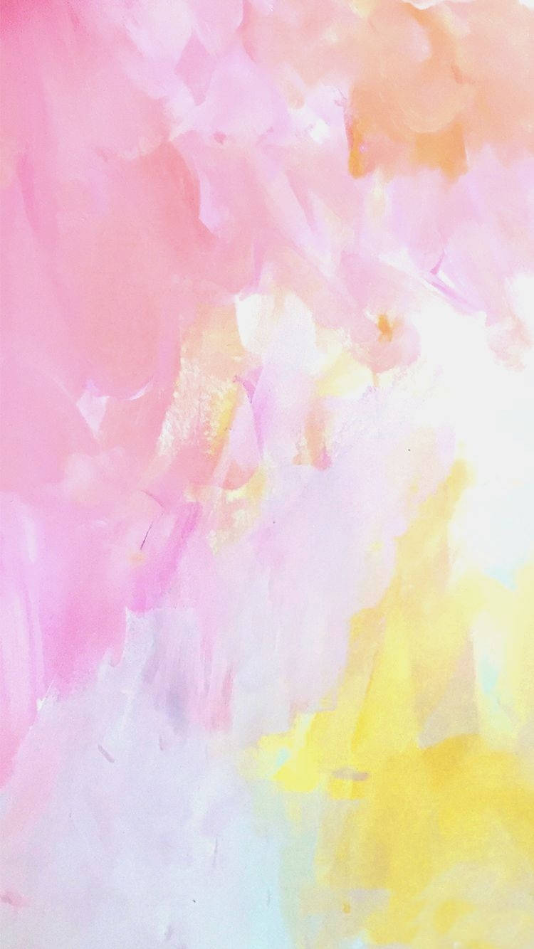 Pastel Pink iPhone, watercolor, pink, HD Phone Wallpaper
