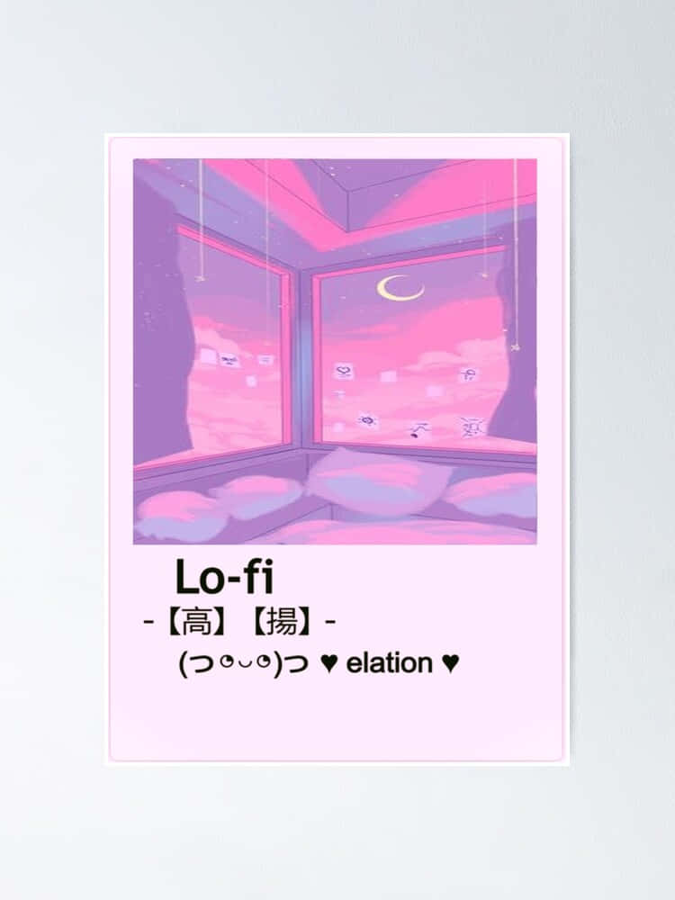 pastel pink, purple, anime-style room, SD Phone Wallpaper