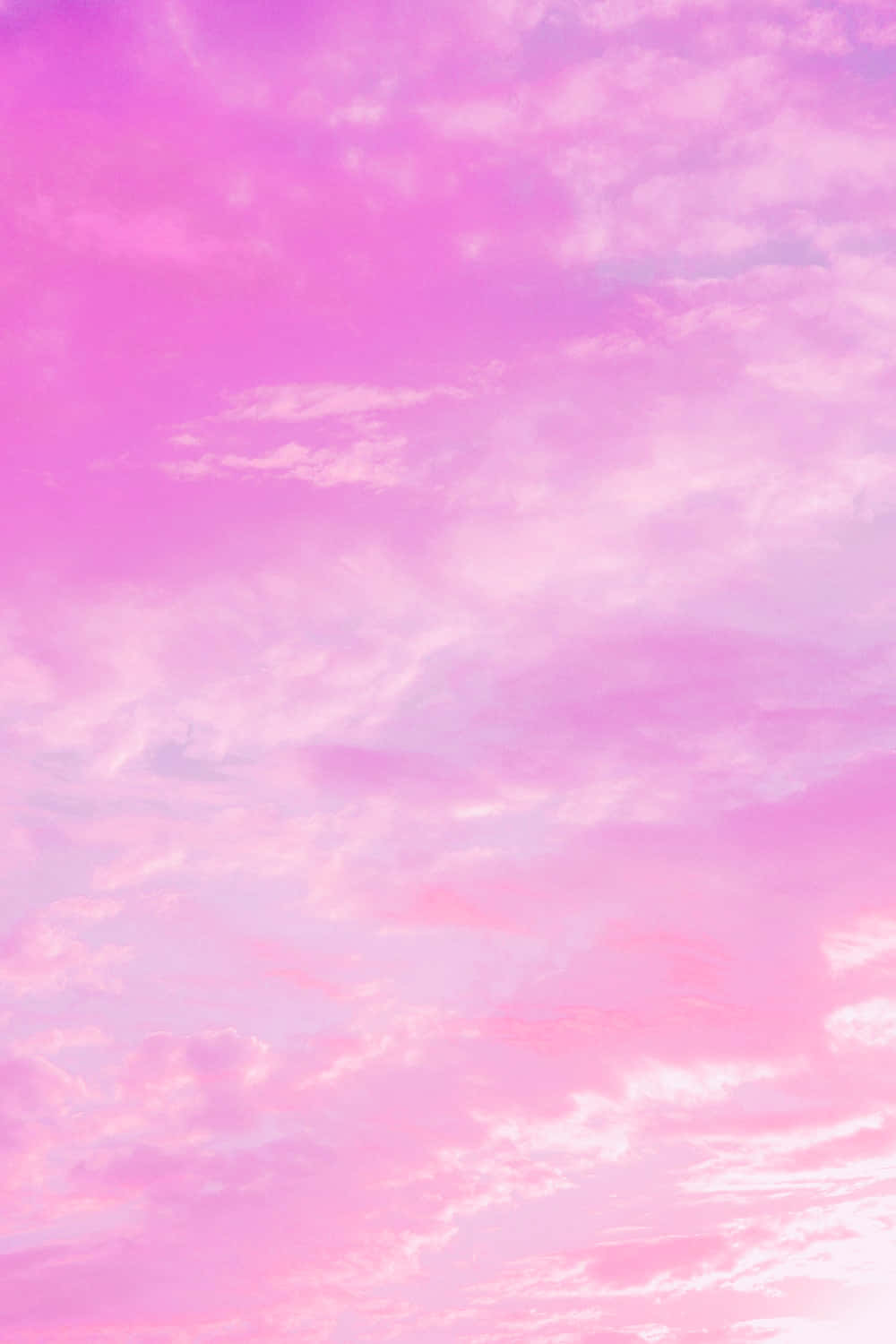 pastel purple iPhone, pink sky, lavender clouds, HD Phone Wallpaper