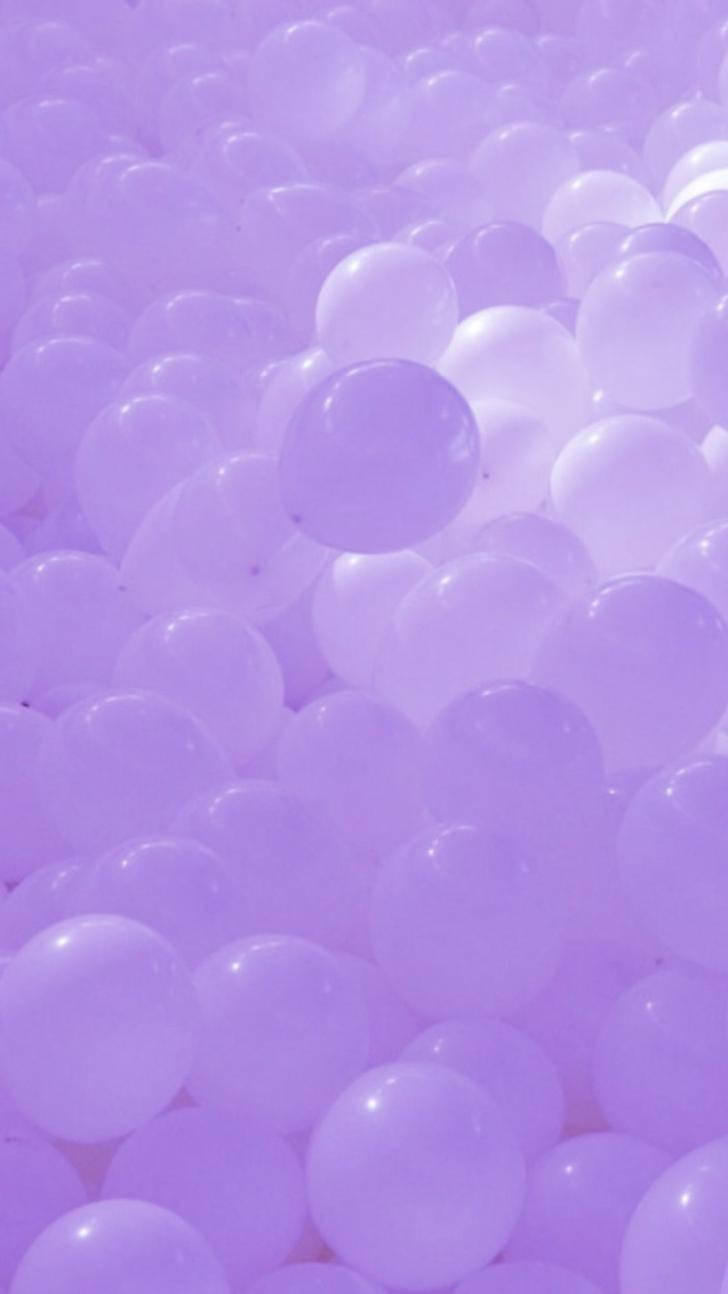 pastel purple, balloons, lavender, HD Phone Wallpaper