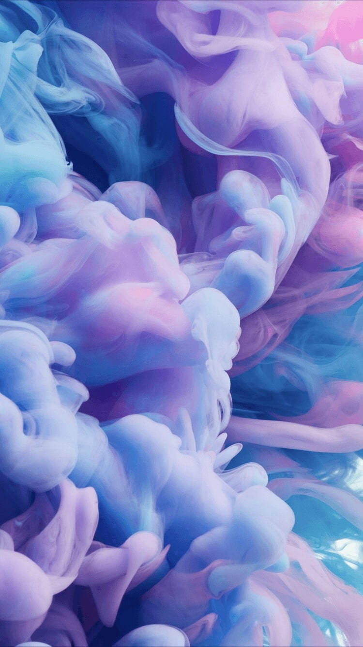 Pastel Purple, blue purple, pink ink, HD Phone Wallpaper