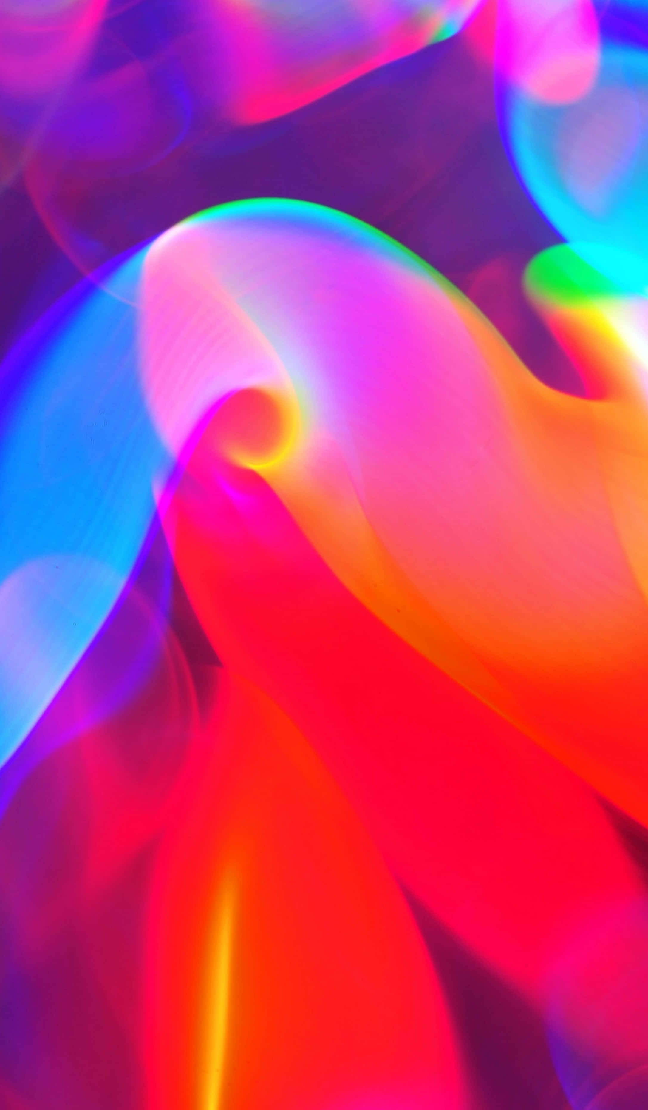 rainbow of colors, vibrant neon colors, glowing gradients, 2K Phone Wallpaper