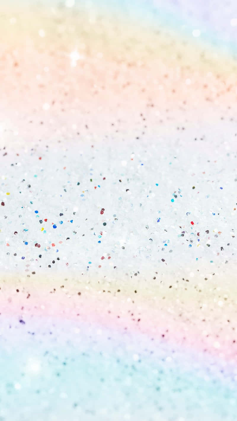 pastel rainbow gradient, multicolored glitter particles, soft, HD Phone Wallpaper