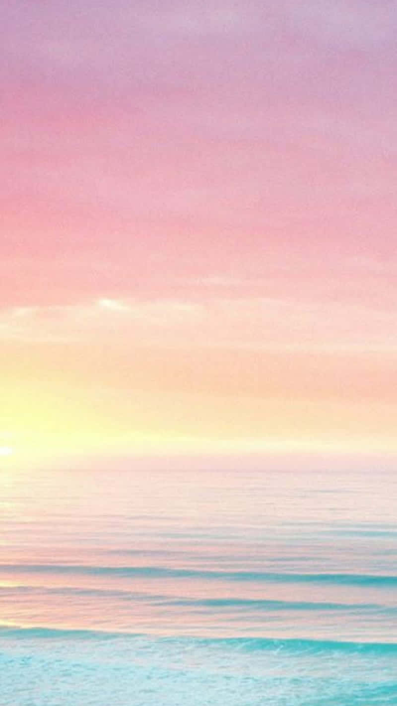 pastel rainbow iphone, pink, purple, HD Phone Wallpaper