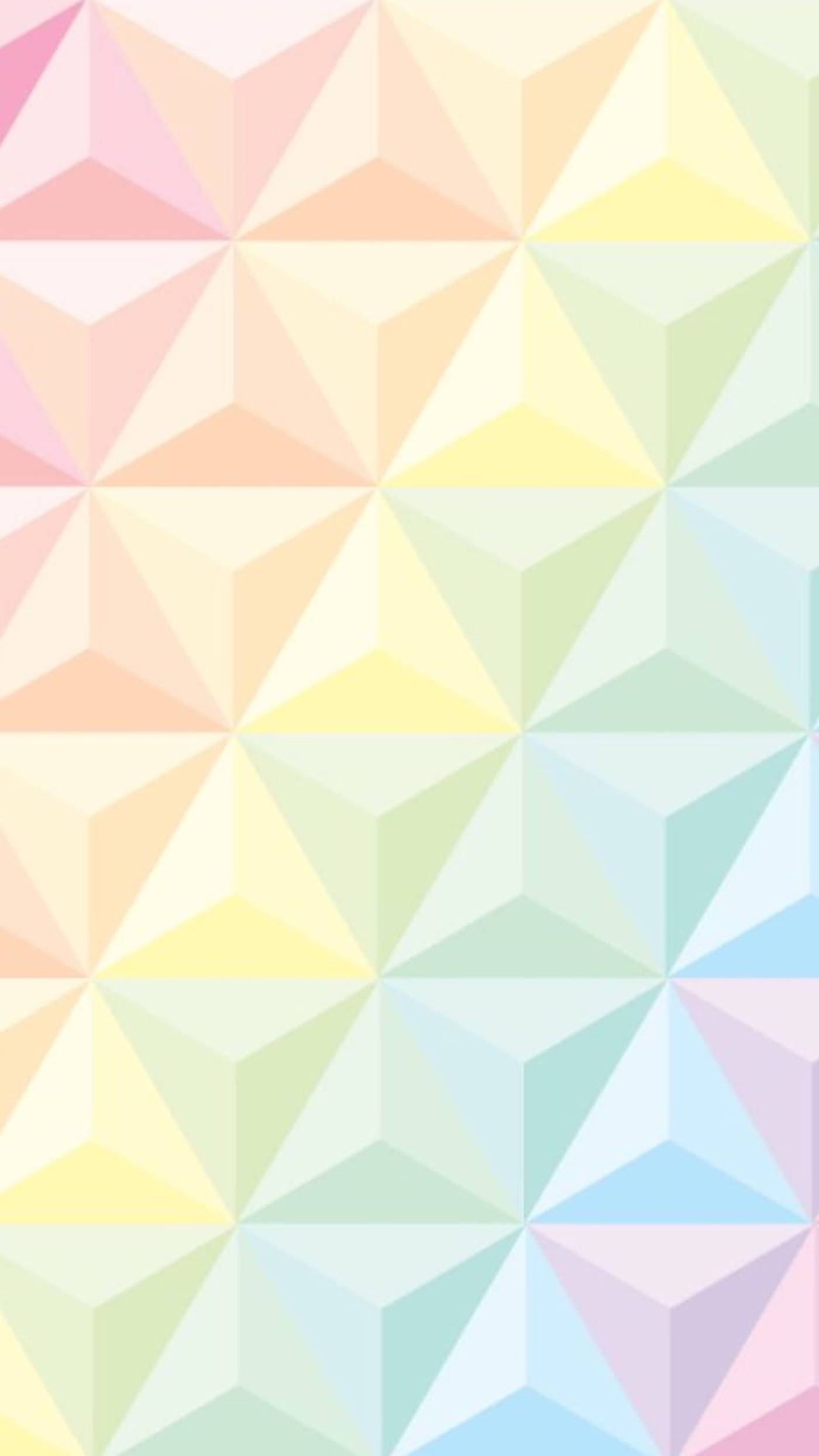 geometric triangle, pastel rainbow, vector art, Full HD Phone Wallpaper