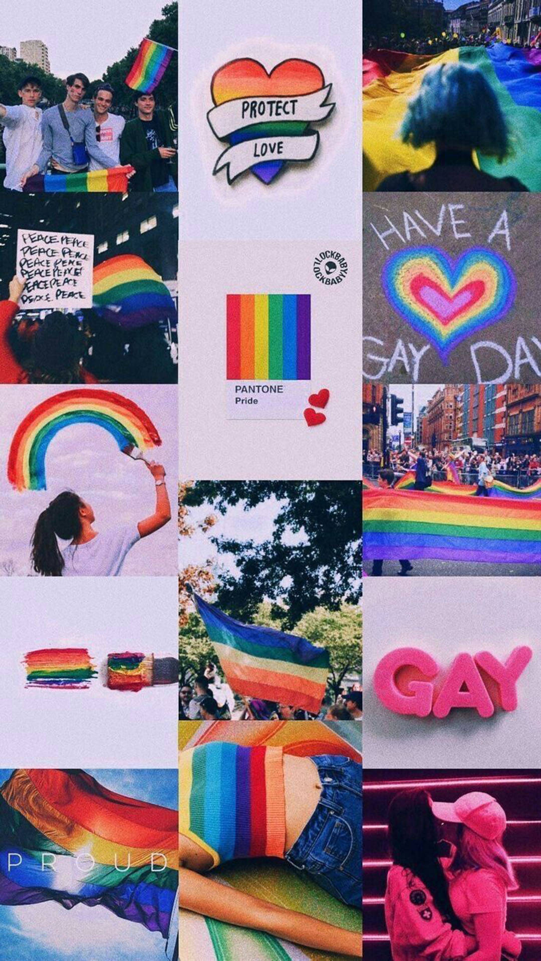 rainbow, LGBTQ+, pride imagery, Full HD Phone Wallpaper