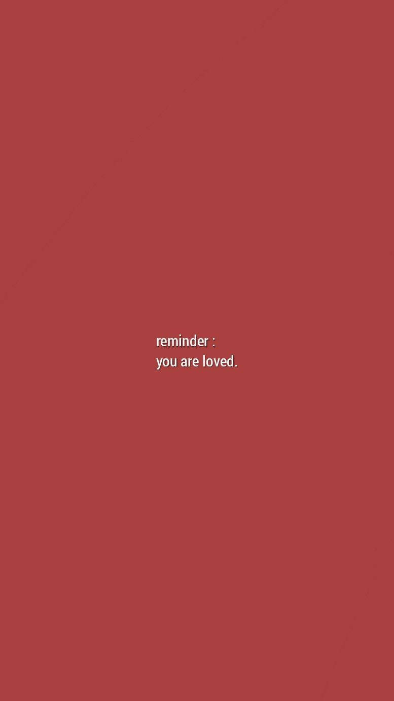 Pastel Red Aesthetic, deep red background, white text, HD Phone Wallpaper