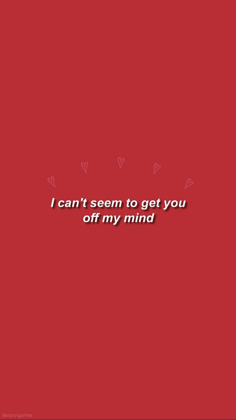 Pastel Red Aesthetic, white text, bold red background, HD Phone Wallpaper