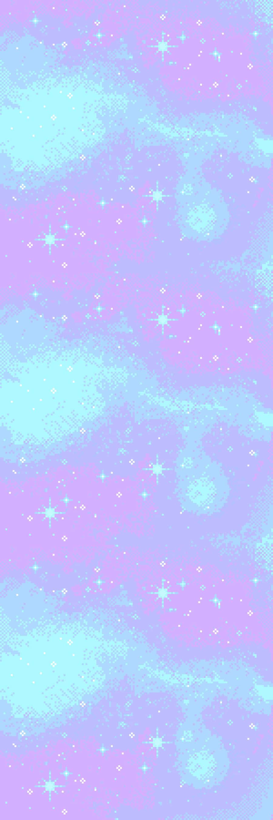 pastel purple, cyan, starburst sparkles, 2K Phone Wallpaper