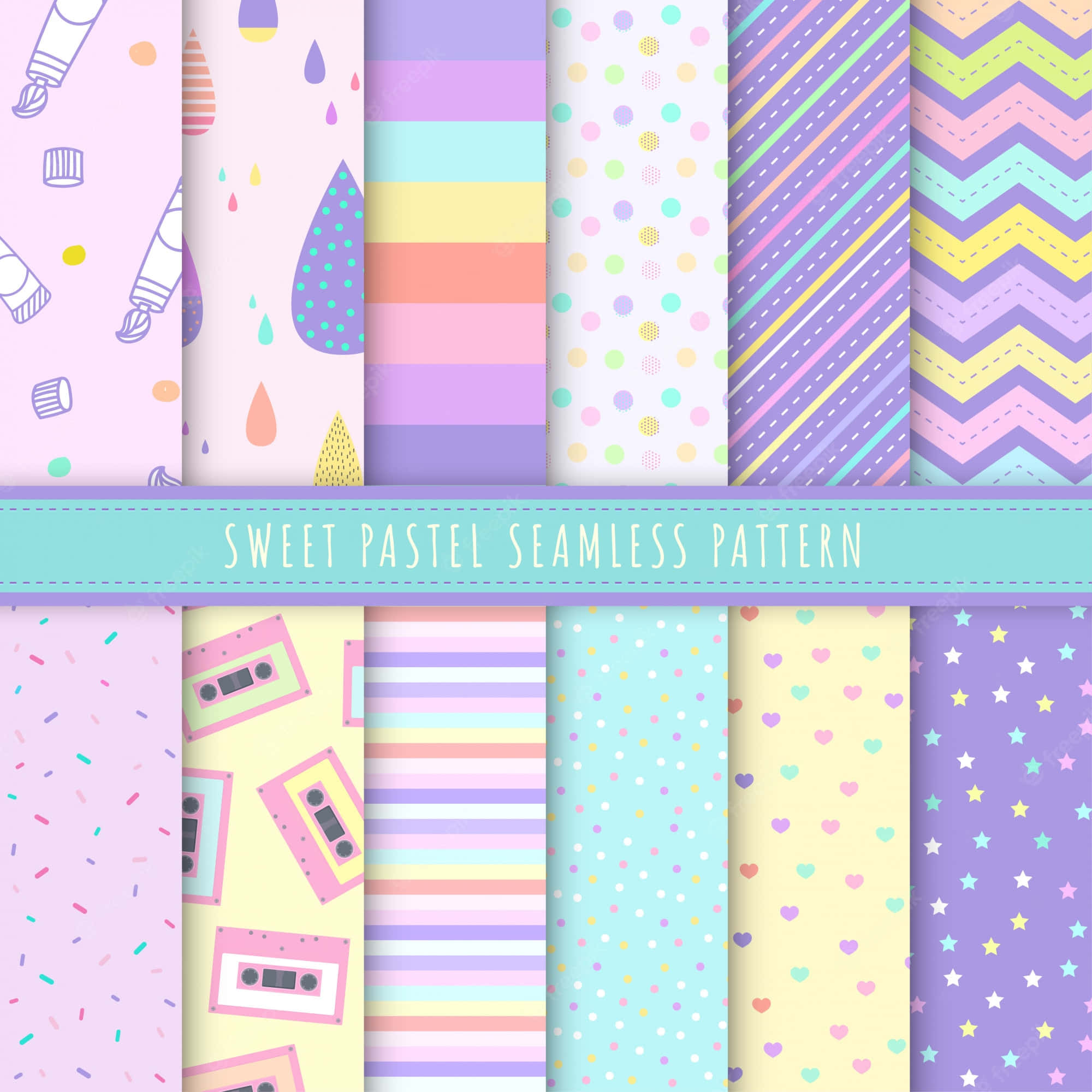 pastel striped, seamless pattern, stripes, Full HD Desktop Wallpaper