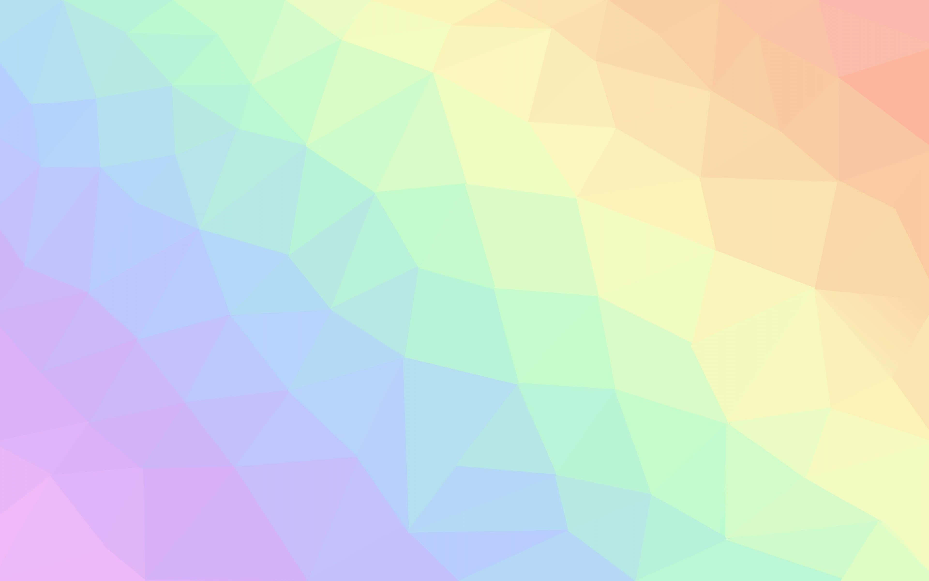 pastel polygon background, soft pastel gradient, interconnected triangles, 4K Desktop Wallpaper