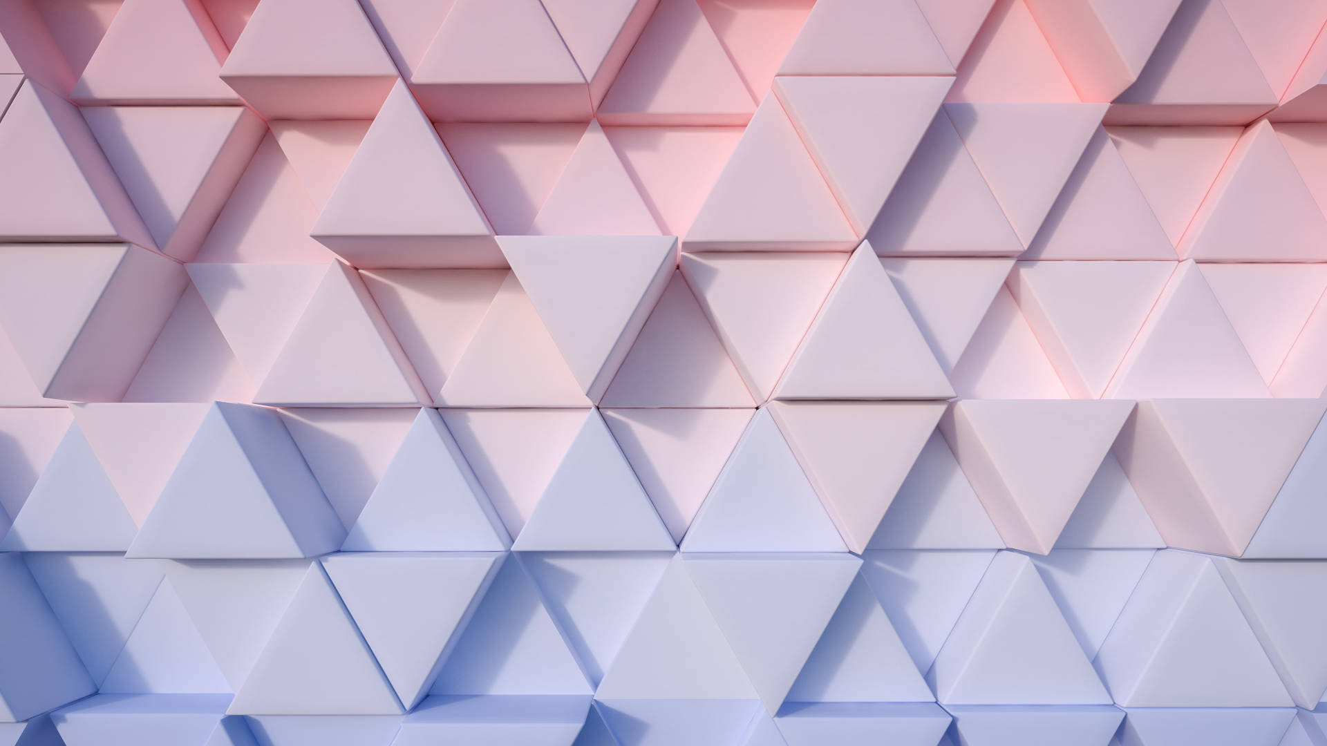 pastel pink, pastel blue, triangles, Full HD Desktop Wallpaper