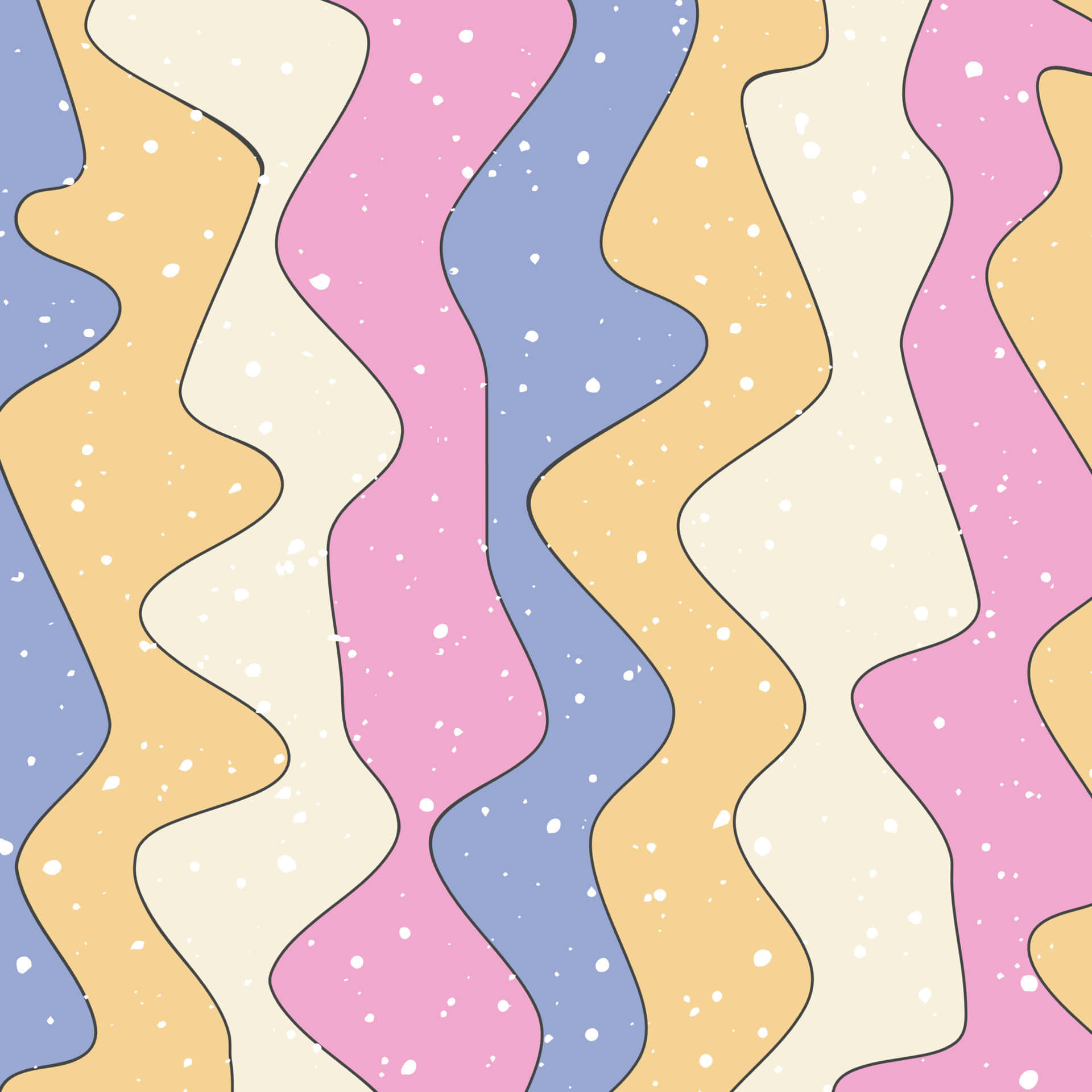 pastel wavy pattern, pink, blue, Full HD Desktop Wallpaper