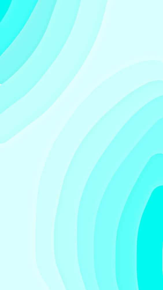 Pastel Teal Waves Background, gradient turquoise, pale blue, SD Phone Wallpaper