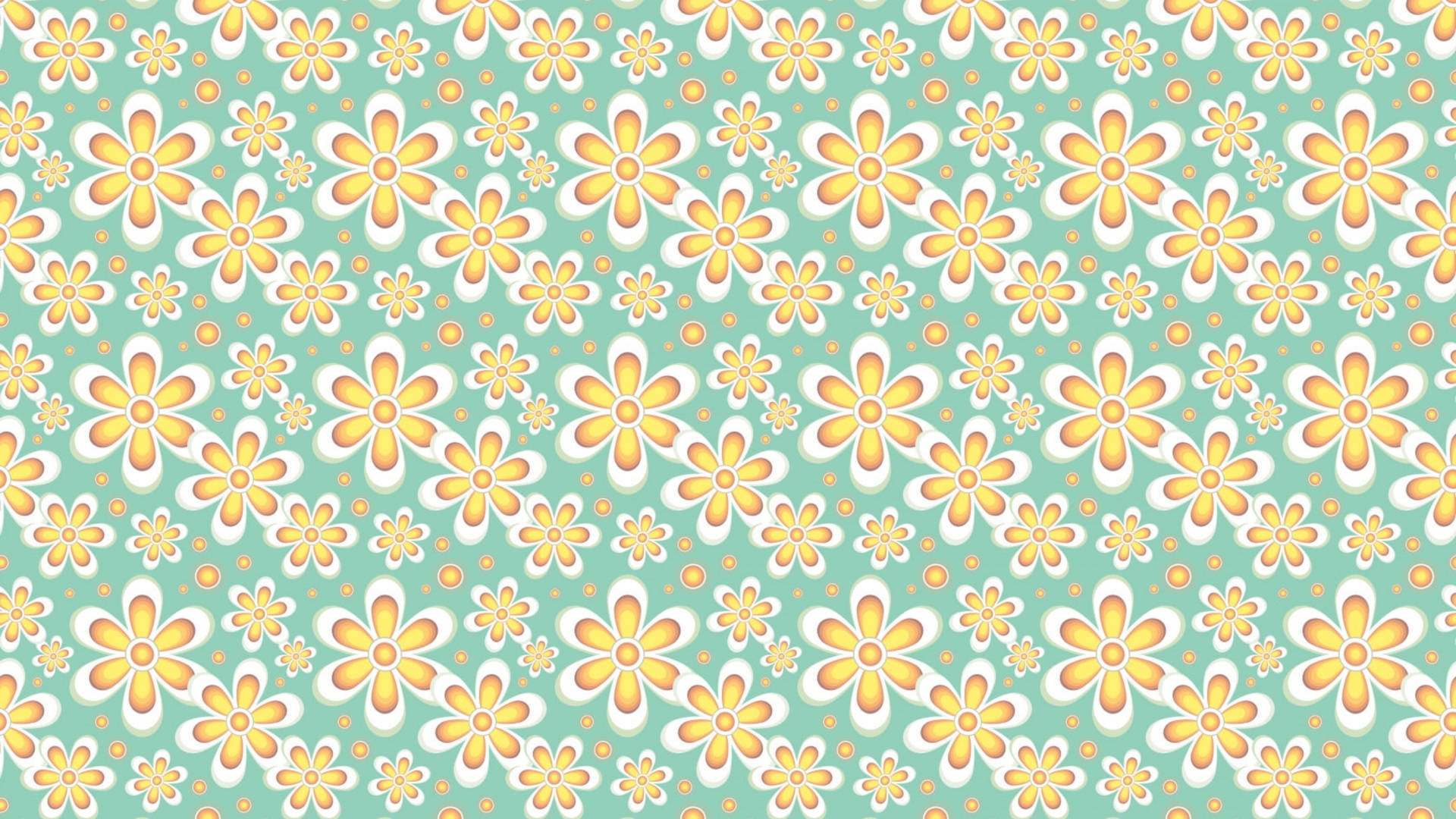 turquoise, yellow, mint green, Full HD Desktop Wallpaper
