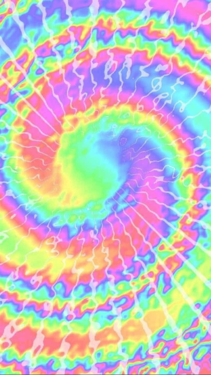 pastel tie dye, neon rainbow hues, vibrant psychedelic spiral, HD Phone Wallpaper