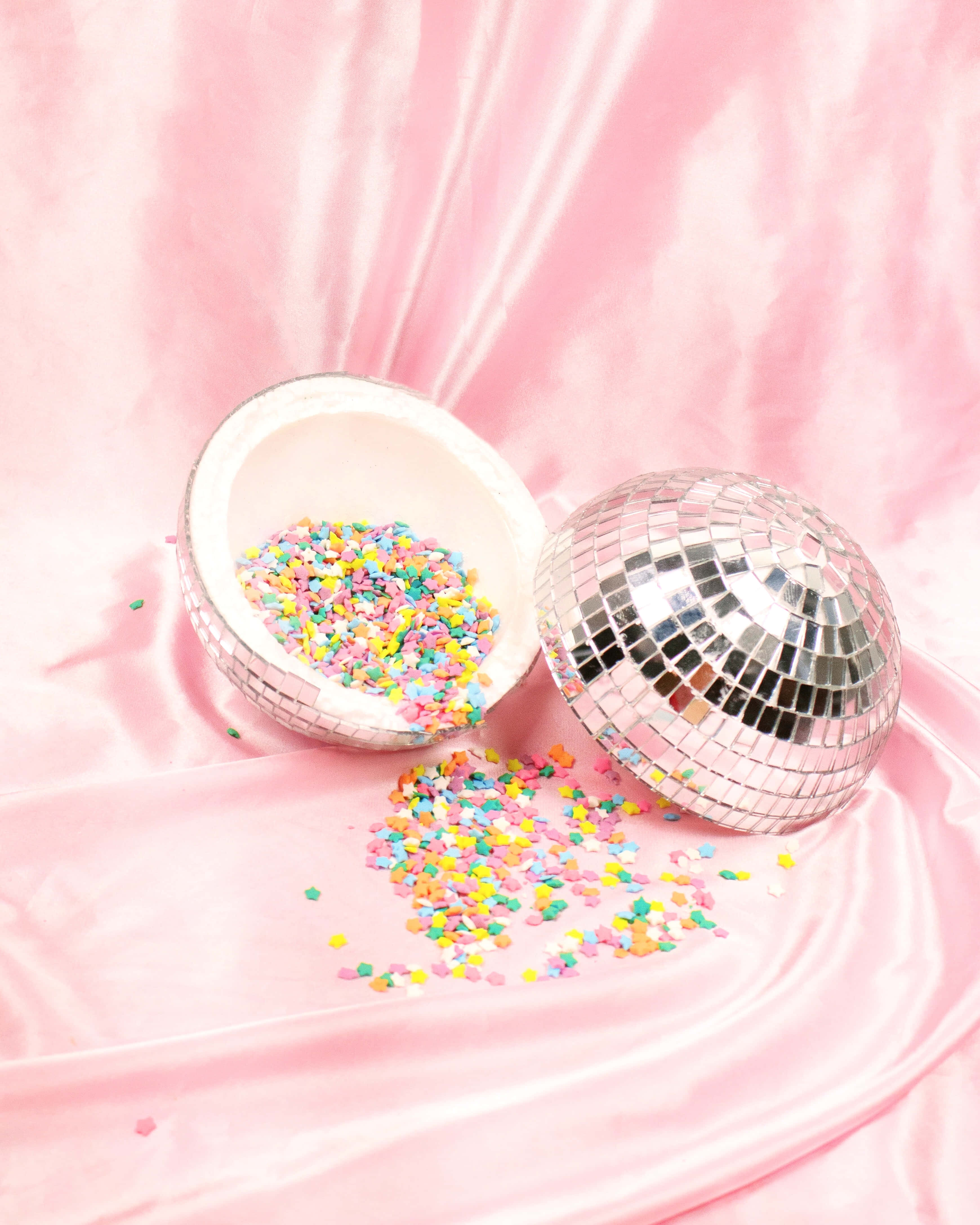 pastel, vintage iPhone, disco ball, 4K Phone Wallpaper