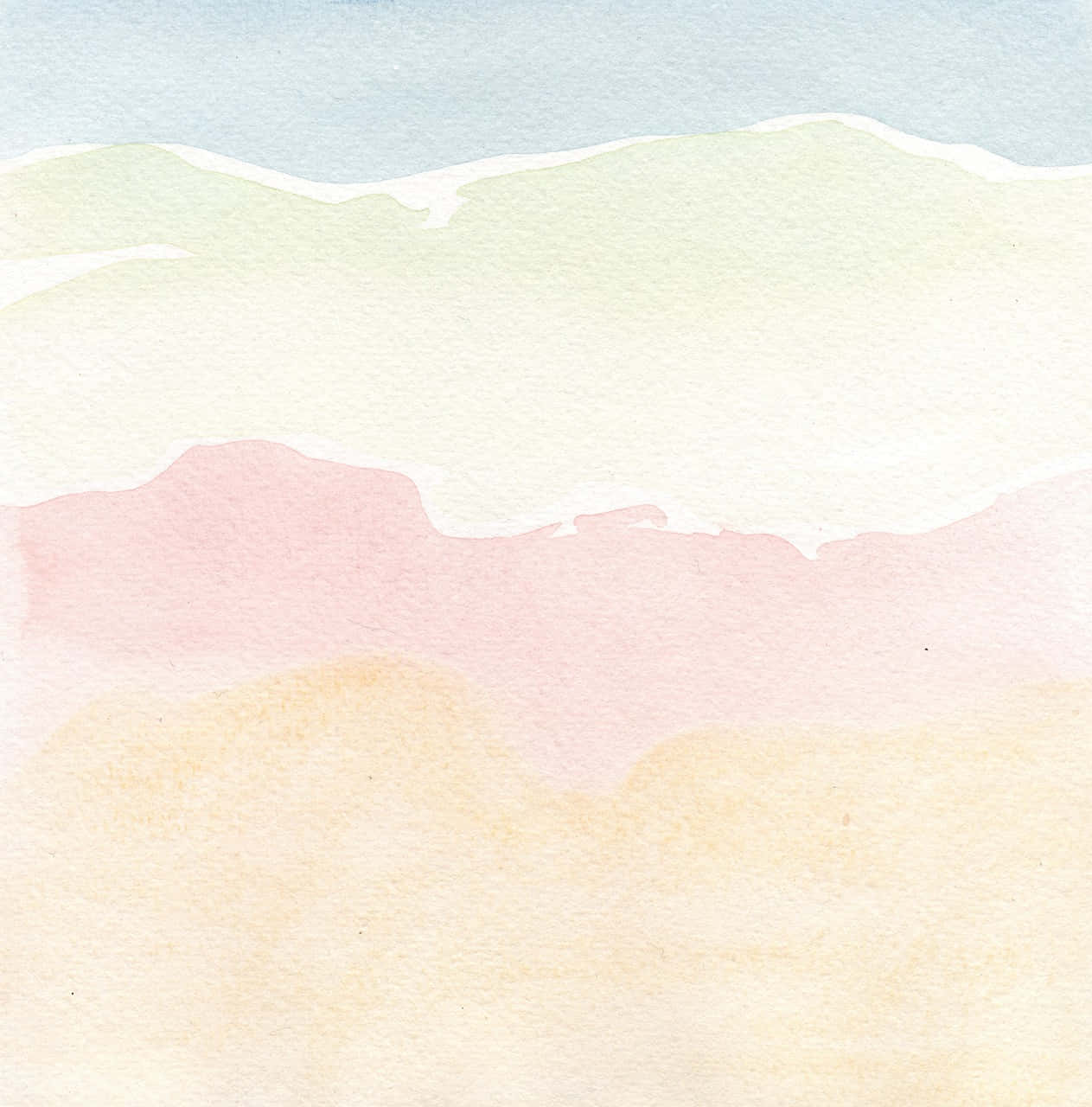 pastel watercolor, sky blue, pale green, HD Phone Wallpaper