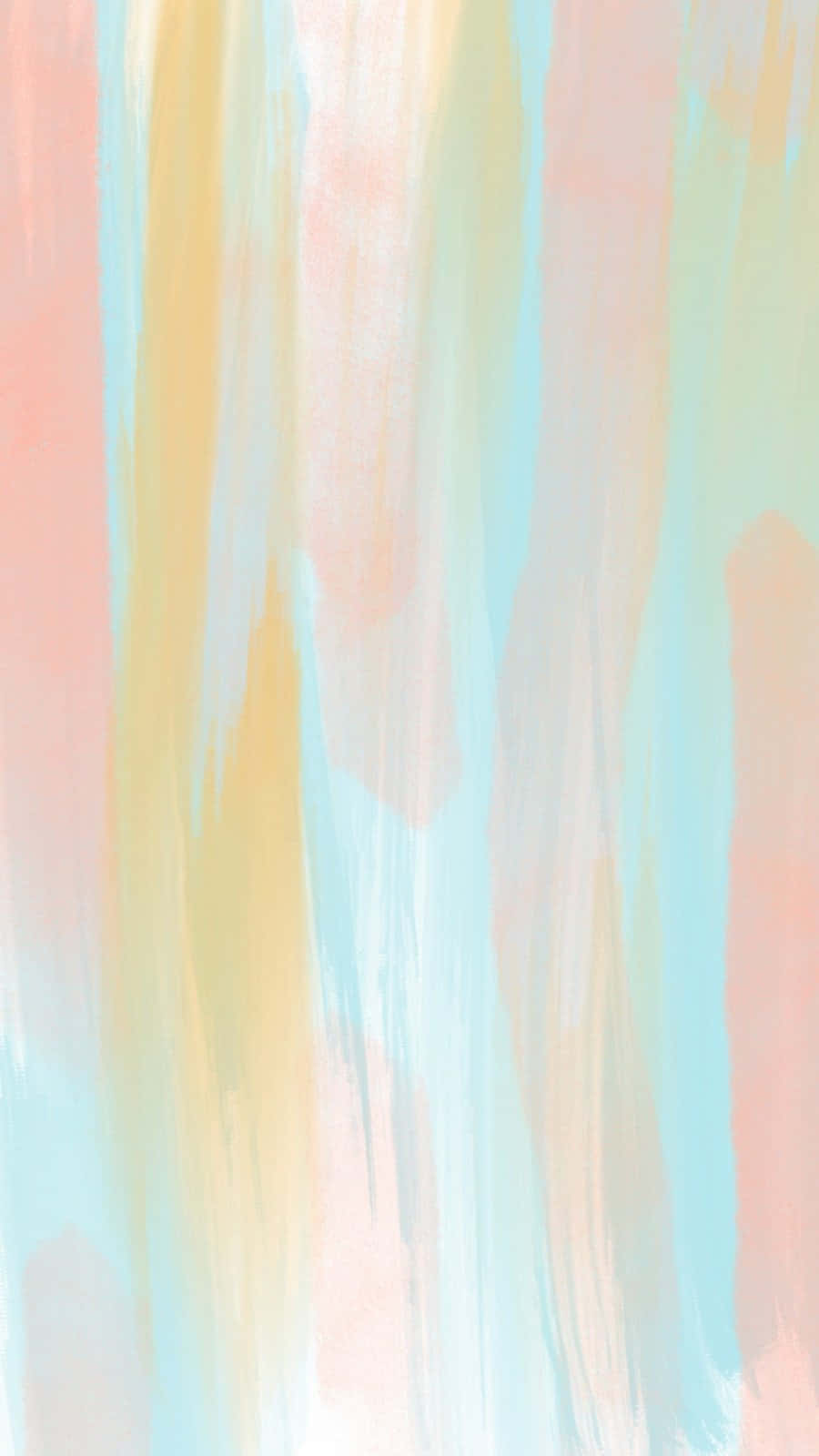 pastel watercolor, peach yellow, mint green, HD Phone Wallpaper