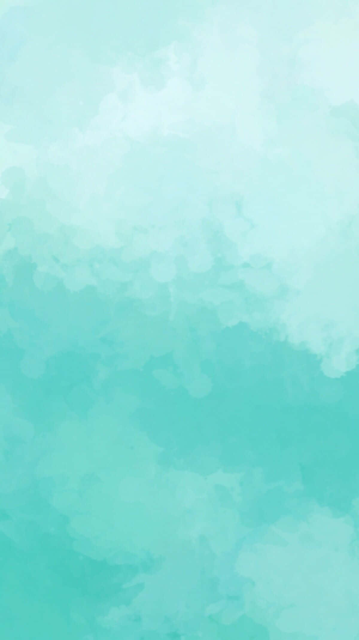pastel teal, watercolor gradient, soft mint, Full HD Phone Wallpaper