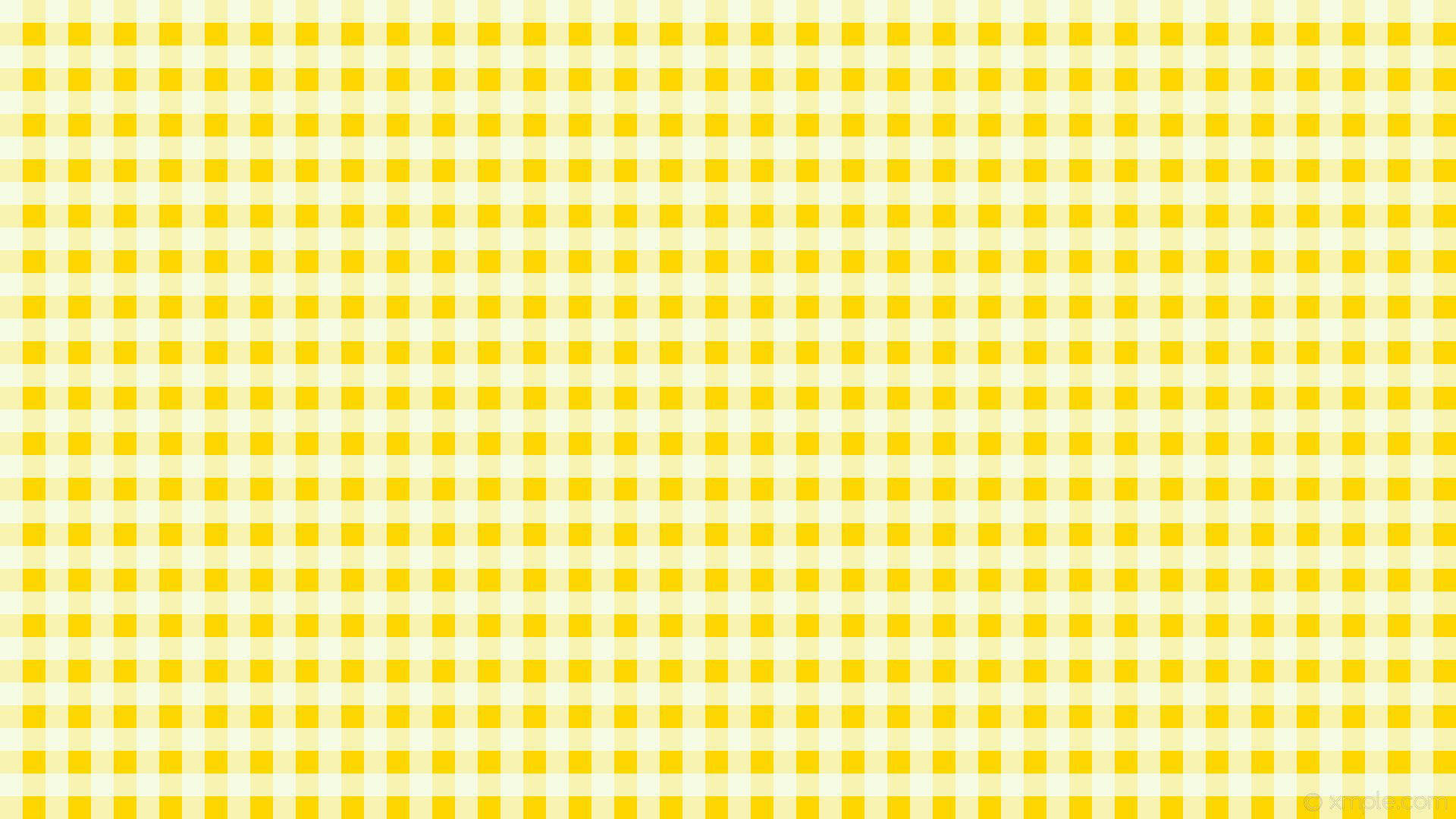 gingham check pattern, bright yellow, white, Full HD Desktop Wallpaper