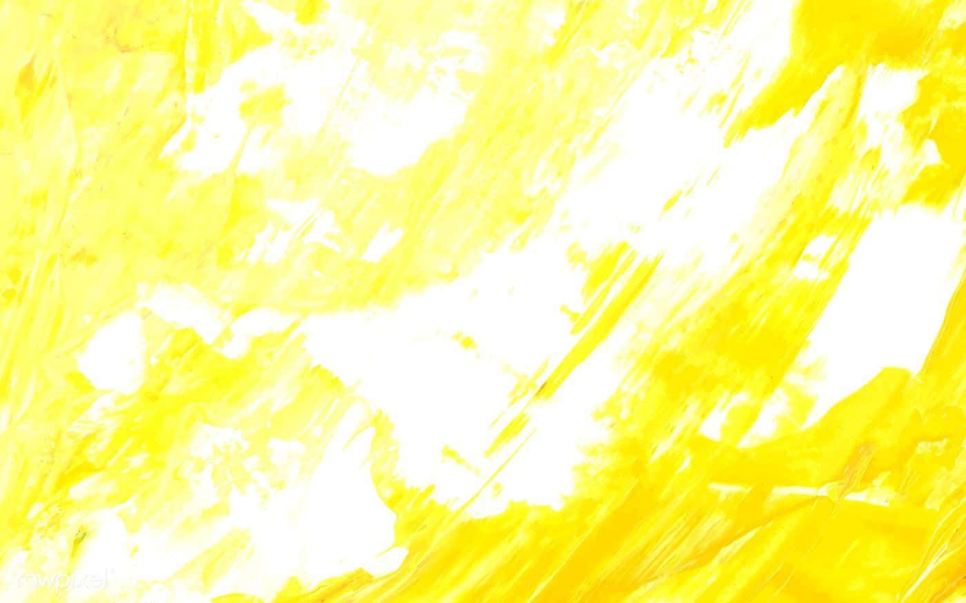 pastel yellow laptop, vibrant yellow, white abstract brushstrokes, HD Desktop Wallpaper