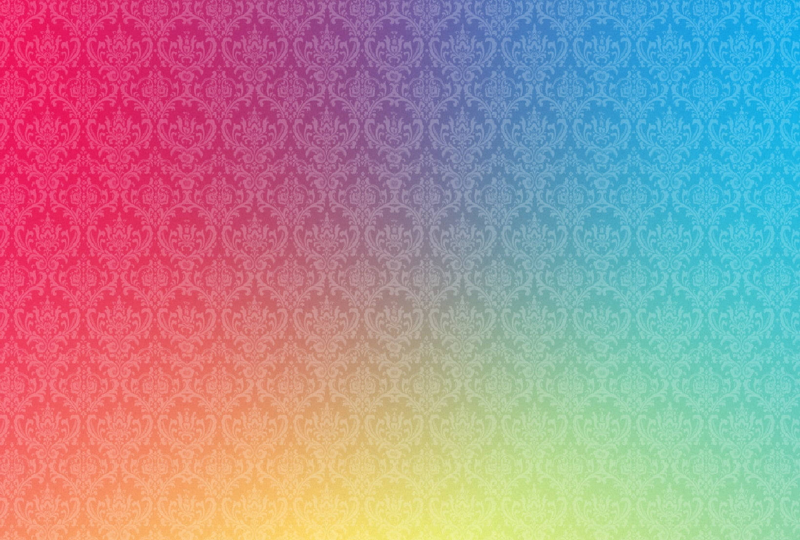 serene pastel aesthetic computer set up, vibrant rainbow gradient, subtle damask pattern, HD Desktop Wallpaper