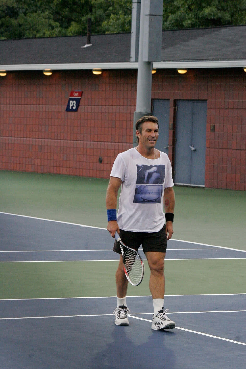 Pat Cash, blue tennis court, racket, HD Phone Wallpaper