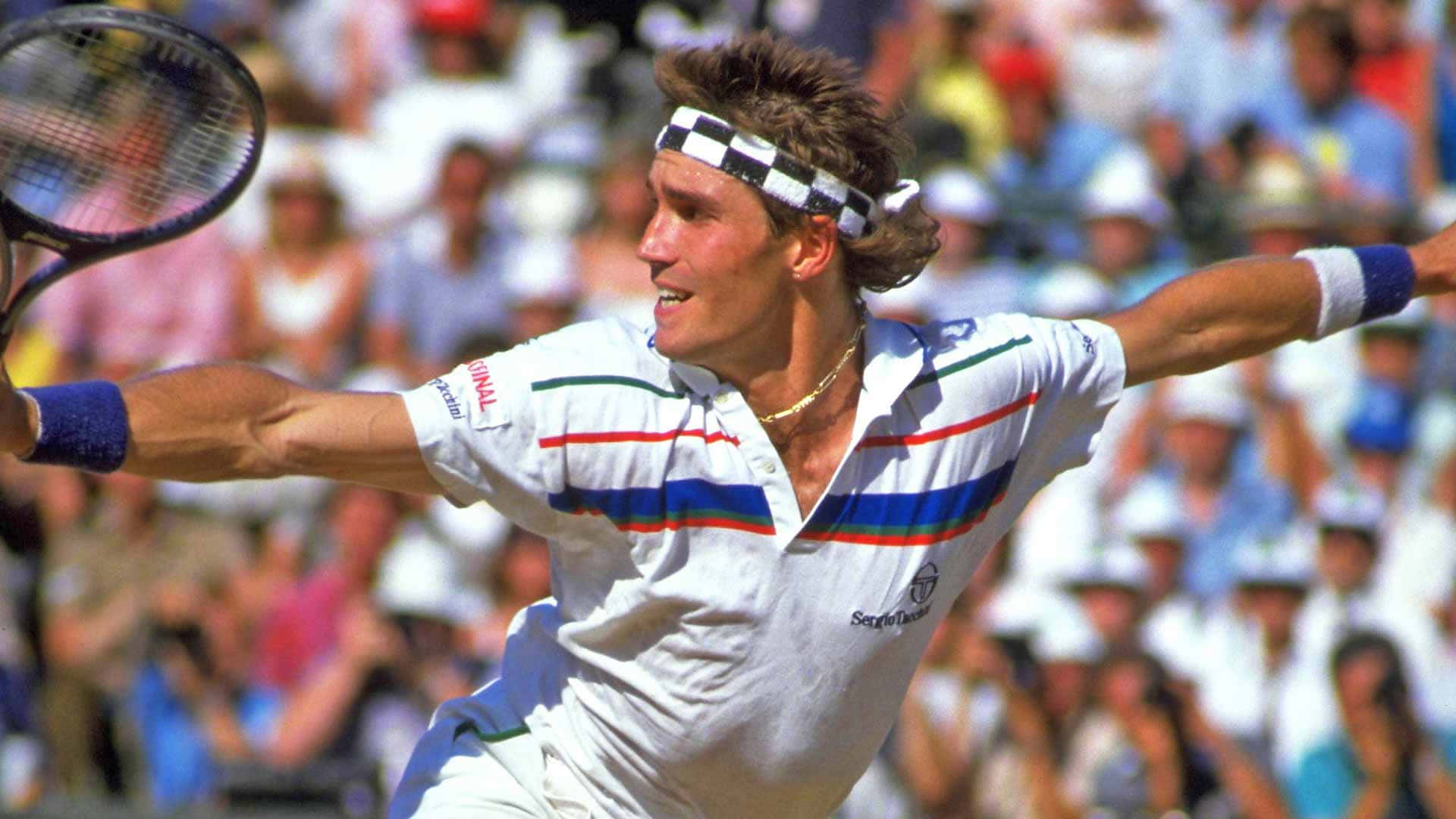 Pat Cash, tennis player, sunny match, Full HD Desktop Wallpaper