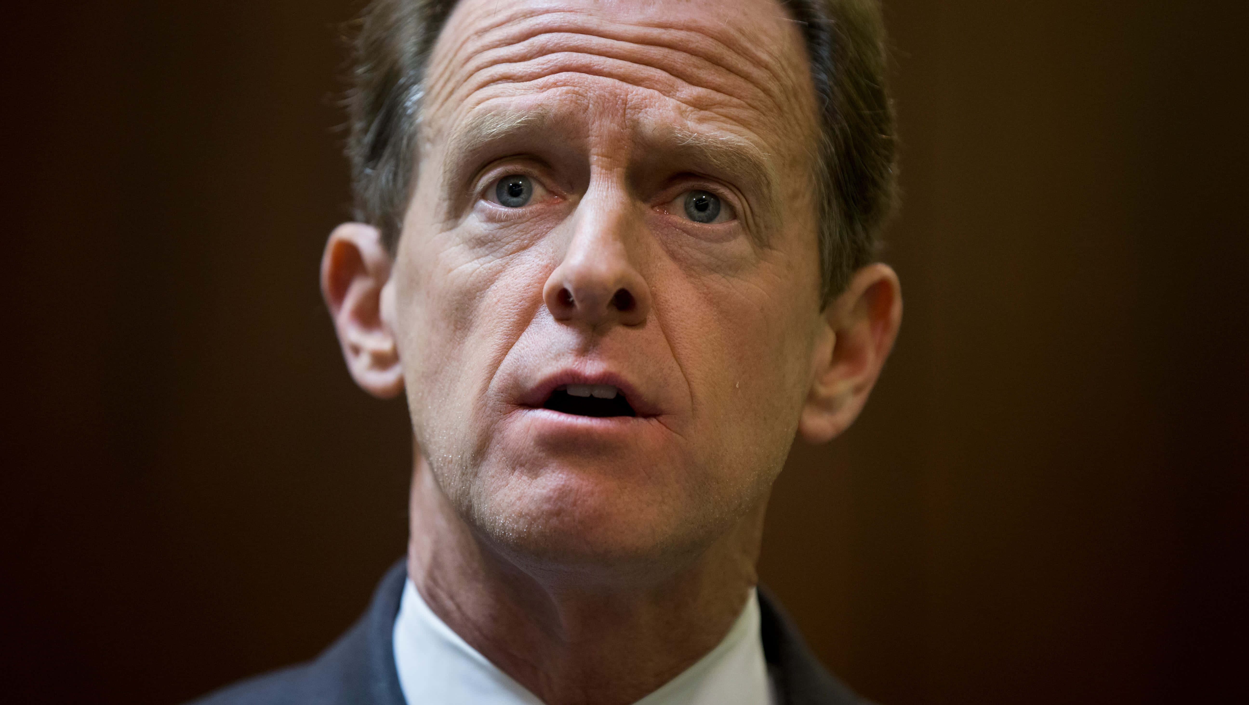 Pat Toomey, mid-speech, intense blue eyes, 5K Desktop Wallpaper