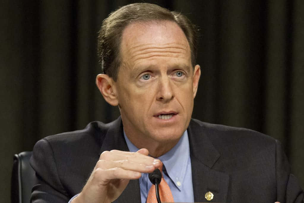 Pat Toomey, suit, orange tie, SD Desktop Wallpaper