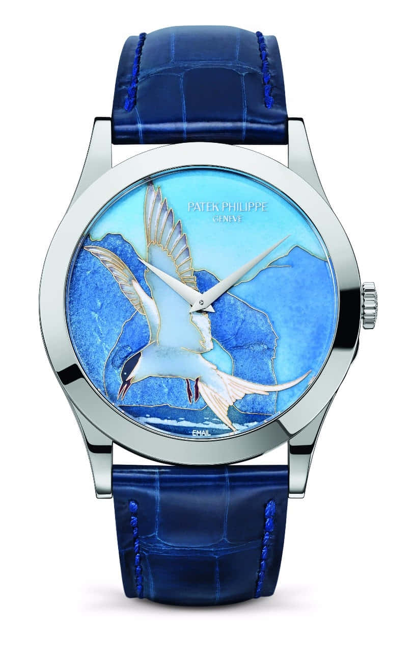 Patek Philippe, Rare Handicraft, blue bird, HD Phone Wallpaper