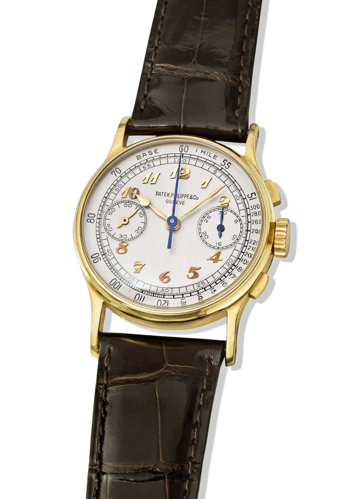 Patek Philippe, 130 gold, chronograph watch, HD Phone Wallpaper