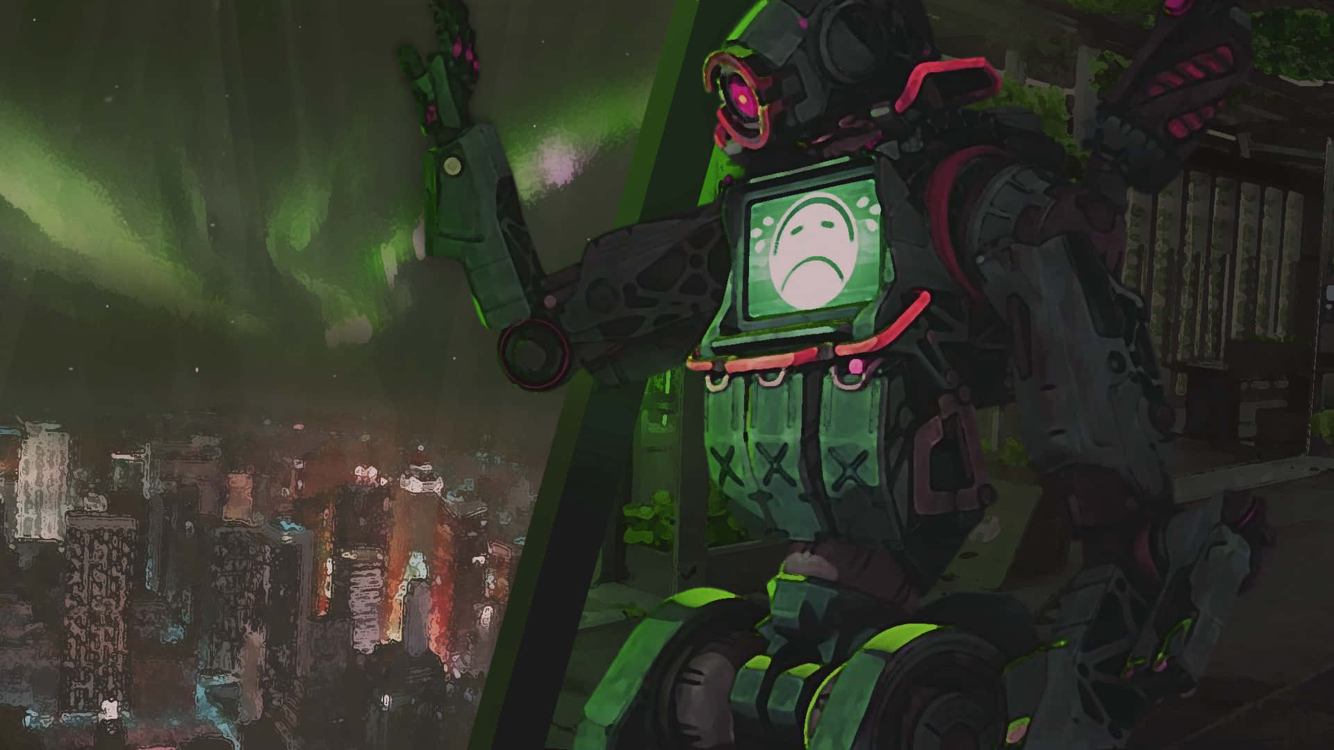 Pathfinder, Apex Legends, rooftop, Full HD Desktop Wallpaper