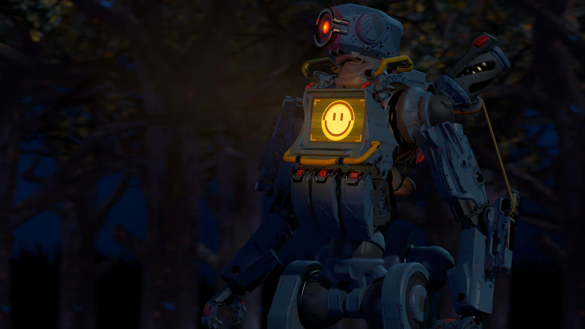 Pathfinder, Apex Legends, smiley face, Full HD Desktop Wallpaper
